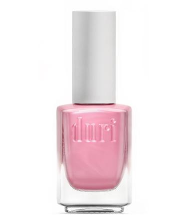 duri Nail Polish 30 Pearl Pink Light Metallic Pink Color Full Coverage Fast drying Long Lasting 0.45 Fl Oz