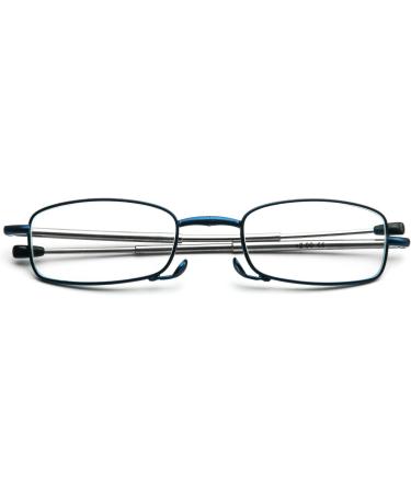 Buy Cokobin Foldable Reading Glasses - Stainless Steel Anti-Blue Light Portable Case - 1.5 Diopters for Men & Women - Buy Online on GoSupps.com