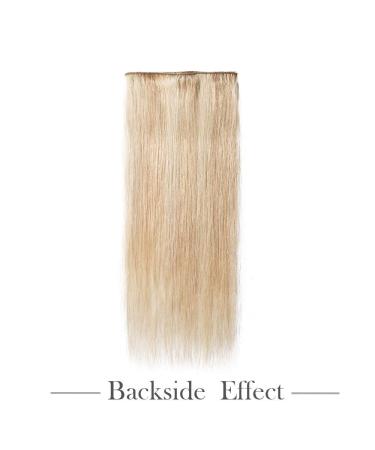 Premium Clip In Extensions - Real Remy Hair 8 Wefts 18 Clips 45cm 70g - Light Ash Blonde (#18/613) - International Shipping Available - Buy Online on GoSupps.com