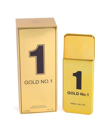 EBC PERFUME Gold No.1 Spray Cologne - Eau De Toilette for Men - 3.4 fl.oz