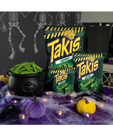 Takis Zombie 1oz Habanero Cucumber and Lime Rolled Tortilla Chips - Pack of 3 - LIMITED EDITION - 3 x 28.4g - Multipack - Buy Online on GoSupps.com