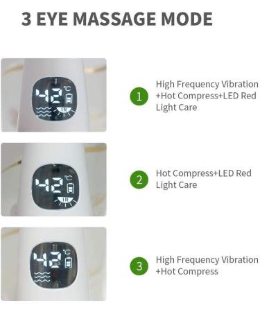 MU AUGemassager | 37-45 C Heated Eye Massager for Vibration Relief Eye Fatigue Alleviation & Anti-Aging Beauty Tool - Shop Internationally! - Buy Online on GoSupps.com