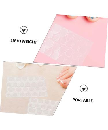 CALLARON 100 Sheets Adhesive Nail Tabs Double Side Nail Glue Strong Adhesive Strips Practical for Women Girls - Buy Online on GoSupps.com