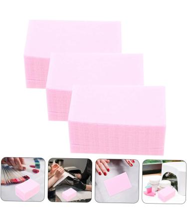Beatifufu 3 Nail Remover Cotton Nail Wipes Nail Removal Wipes Fingernail Remover Pads Glue for Eyelashes Nail Art Cleaner Tool Nail Bag Natural Cotton Fiber Pink Cotton Sheet - Buy Online on GoSupps.com