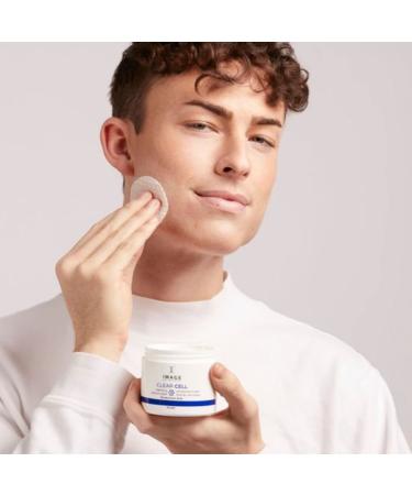 IMAGE Skincare CLEAR CELL Salicylic Clarifying Pads - 60 Exfoliating Wipes for Oily Prone Skin - Buy Online on GoSupps.com