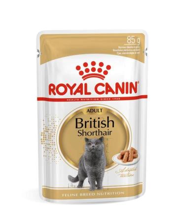 Royal Canin British Shorthair Adult Wet Cat Food Pouches 12 x 85g