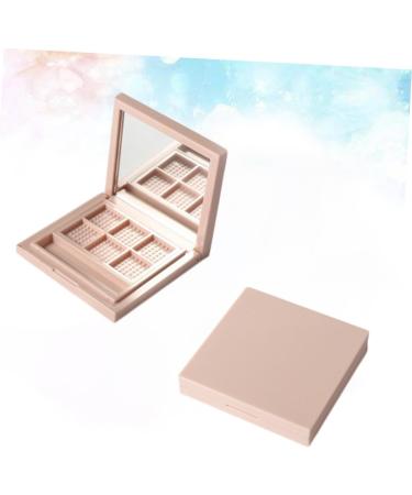 Beatifufu 2pcs Empty Eyeshadow Palette Empty Compact Eyeshadow Highlighters Blush Palette Cosmetics Pans 1 count (Pack of 1) Pink - Buy Online on GoSupps.com