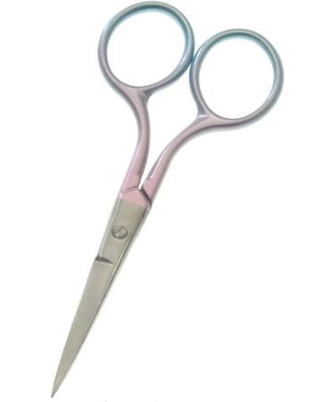 Motanar Multicolor Professional Grooming Scissors - Stainless Steel Facial Hair Removal and Trimming Scissors 3.9 Inch - Pink - Buy Online on GoSupps.com