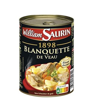 WILLIAM SAURIN - Veal Blanquette 400G - Pack of 3