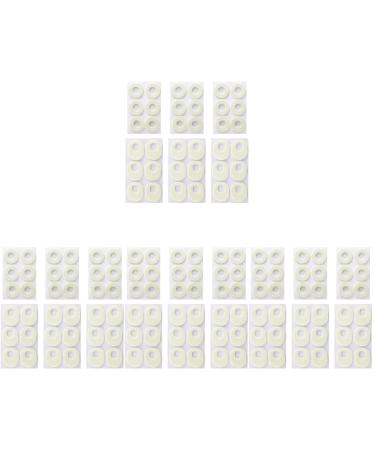 Healeved Food Stickers Felt Sheets removal pad remover pads toe pad Pads Soft 24 High Heel Protectors 1 Count (Pack of 1) Beigex4pcs