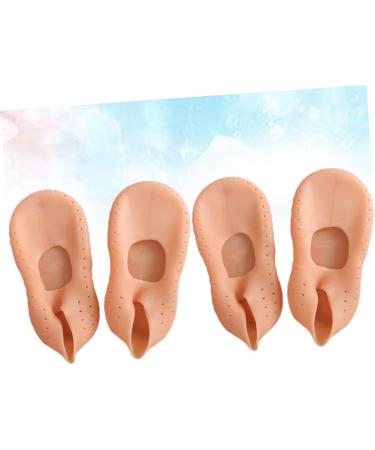 Amosfun 2 Pairs Gel Moisturizing Sleeves Heel Room Socks Height Increase Socks Silicone Moisturizing Socks Lotion Socks Plantar Inserts Lightweight Socks Foot Women's Beach Socks - Buy Online on GoSupps.com