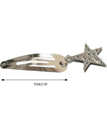 Women Hairpin Hair Clip Star Children Stage Flicker Pendant Simple Star 2000s Girls Headdress Hair Barrette - Buy Online on GoSupps.com