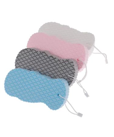 Dytabepl Exfoliating  Super Exfoliating  Exfoliating  Shower Sponge (4Pcs 4 Color)