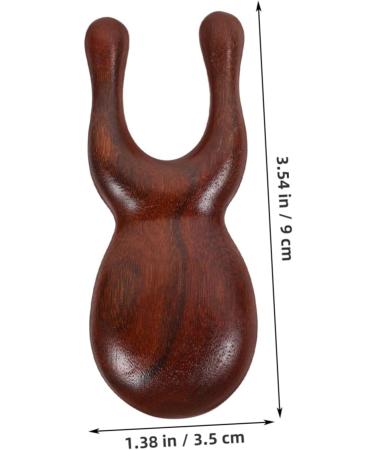 Collbath Wooden Gua Sha Massage Tool | Shiatsu Hand Massager & Nasal Scraping Board for Comfort & Beauty - Buy Online on GoSupps.com