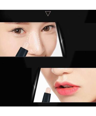 Double Ended Waterproof Brightener Highlighter Stick Easy Makeup Long Lasting Deepen Outline Double Ended Design for a Attractive Look Waterproof and Sweatproof (1#) - Buy Online on GoSupps.com