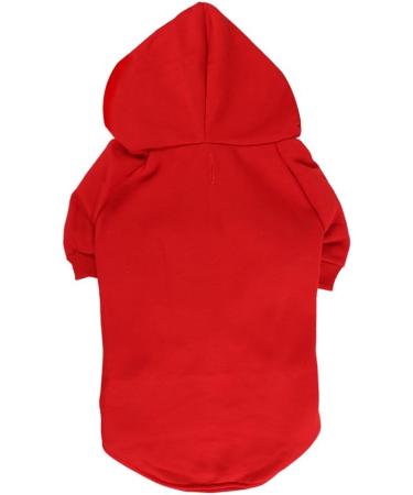 Petleso Fleece Dog Sweater & Coat for Large Dogs - Warm Red Hoodie Easy On/Off | Size 4XL - Buy Online on GoSupps.com