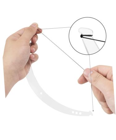 Housoutil 1 Set Measuring ruler cosmetic tool balance ruler tools eyebrow shape Acrylic positioning ruler ink line eyebrow face ruler level ruler eyebrow - Buy Online on GoSupps.com