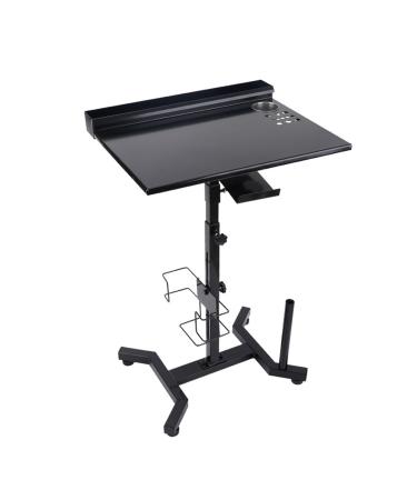 Adjustable Workstation with Pigment Holder Work Station Large Surface Workbench for Studio Beauty Salon Hair Salon