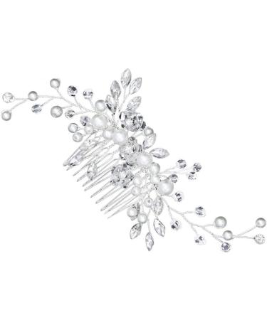 Hair Clips Hair Combs Slides Clips Bridal Flower Hair Pins for Girls Women Hair Accessories - Buy Online on GoSupps.com