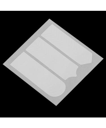 10Pcs Nail Art Designs French Chevron & Teardrop Nail Tip Guides Stickers - Buy Online on GoSupps.com