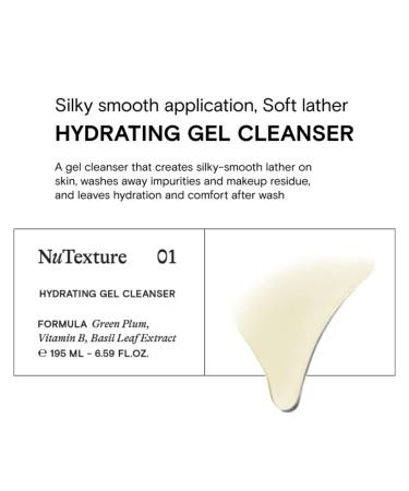 Hydrating Gel Cleanser | Daily Facial Wash with Green Plum & Vitamin B | Gentle & Moisturizing for Sensitive Skin - Buy Online on GoSupps.com