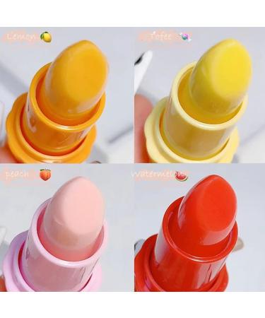 Soda Bottle Moisturizing Lip Balm Lip Care Lip Oil Fruit Moisturizing Lipstick Base Cute Makeup Female Cosmetics-Not Easy To Fade (Peach) - Buy Online on GoSupps.com