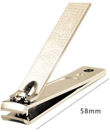 Nail Clipper Adult Nail Scissors Carbon Steel Golden Nail Scissors 58mm Single Scissors Single Diagonal - Buy Online on GoSupps.com