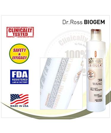 Dr Ross BIOGEM pH-Balanced Revitalizing Shampoo for Oily Hair - 355ml | Shop Internationally for Healthy Hair - Buy Online on GoSupps.com