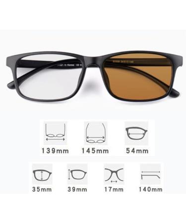 Dibako Anti Blue Light Bifocal Reading Glasses - Progressive Photochromic UV Protection - Black Full Margin - Sized +1.00 - Buy Online on GoSupps.com