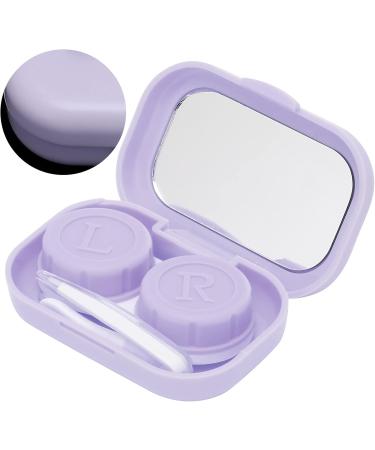 Buy Jeozbm Portable Contact Lens Container Set | 6cm Violet Storage & Remover Tool - Ideal for Everyday Use - International Shipping Available - Buy Online on GoSupps.com