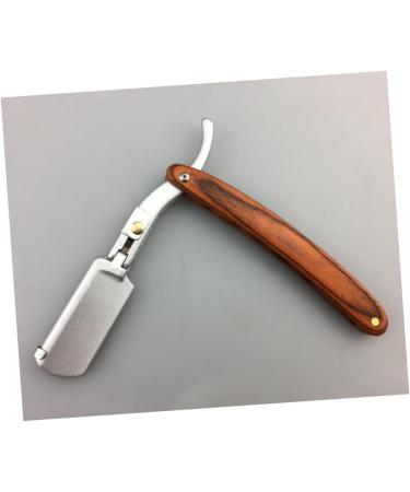 Angoily 3-Piece Men's Razor Set | Premium Hairdresser Manual Razors | Safe Wooden & Metal Shaving Kits for Men - Buy Online on GoSupps.com