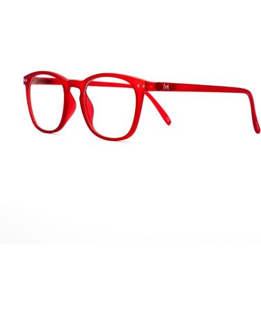 Muunel High Index Glasses 1.6 - Ultra-slim William Ultimate Thin Black Frame for Men Essilor AR Coating Power Red -2.0 x - International Shipping Available - Buy Online on GoSupps.com