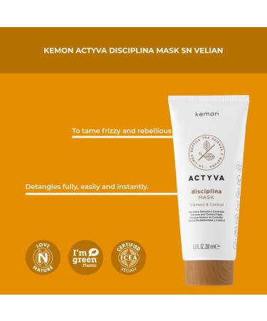 Kemon Actyva Disciplina Hair Mask 200ml - Hydrating Hair Treatment - Buy Online on GoSupps.com