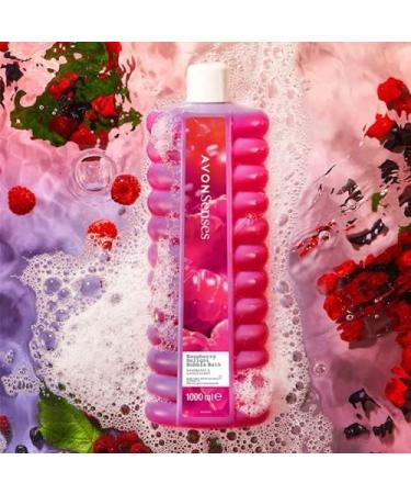 Avon Bubble Bath | Senses Raspberry Delight Bubble Bath - 500ml - Pack of 2 - Buy Online on GoSupps.com