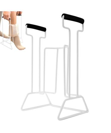 Abizarch Stock Aid Tool Convenient Firm Stocking Donners Solid Stockings Assist Tool Adaptive Dressing Aid Easy to Use Donning Aid Large Stocking Assistance Tool for Old Men ZHAZHAMO(Style 1)