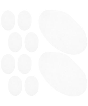CLISPEED Masque Yeux Usage Unique 1000 Pi ces en Papier Non Tiss Blanc Masque Contour des Yeux en Coton Pur Soin Quotidien Pratique et Doux pour Peau Sensible pour Voyages