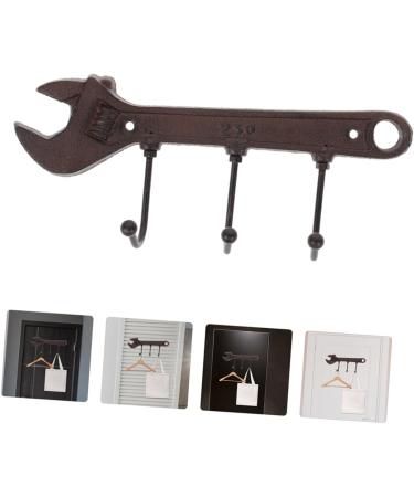 Cabilock 2pcs Cast Iron Coat Hook Ganchos para Colgar Farmhouse Wall Retro Coat Rack Drying Rack Metal - Buy Online on GoSupps.com