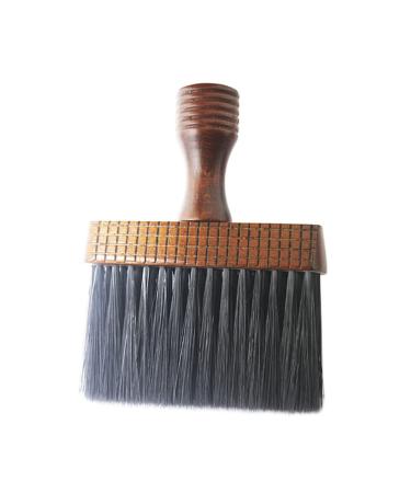 Minkissy Barber Brushes Neck Duster Brush Hair Cutting Brush with Wooden Handheld Barber Loose Hair Brush Barber Neck Duster Mustache Brush Haircut Brush Hairdressing Supplies Mens Comb