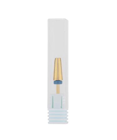 Nail polishing head nail drill 5 in 1 nail polishing grinding grinding heads nail polier accessories for the home salon (conical round head M)