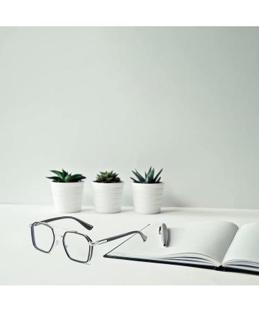 VOOLGA Blue Light Filter Glasses - Retro Fashion for Computer & Smartphones - Includes Case & Cleaning Cloth - Buy Online on GoSupps.com