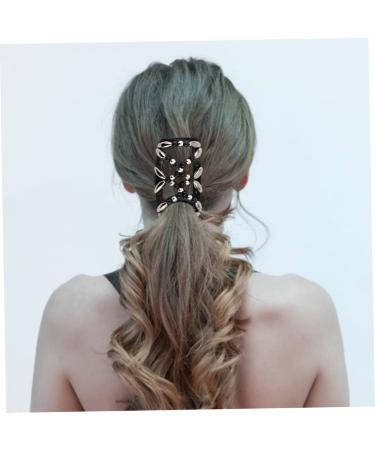 Beads Hair Combs Magic Stretchy Double Comb Hair Clips Elastic Hairpins Accessories Beads Hair Comb - Buy Online on GoSupps.com