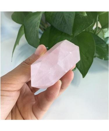 Natural Rose Quartz Crystal Terminated Wand Point Gemstone Specimen Household Natural Stones and Minerals - Buy Online on GoSupps.com