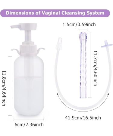Ultimate Hmxseu Vaginal Shower & Anal Enema - Transparent Portable Cleaning Toy for Men & Women - Buy Online on GoSupps.com