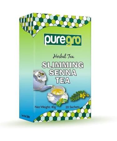 Puregro Herbal Slimming Senna Tea (20 Tea Bag) 40g(Pack of 3) - Buy Online on GoSupps.com