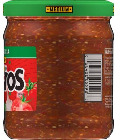 Tostitos Medium Chunky Salsa - 15.5 oz Jar | Authentic Mexican Flavor - Buy Online on GoSupps.com