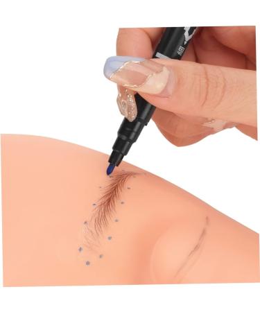 FOMIYES 6pcs Eyebrow Marker Pen Piercing Tools Microblading Marker Pen Beauty Marker Multifunction Brush 13.9x1.8cm Blue - Buy Online on GoSupps.com