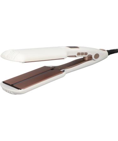 Hair Curler & Flat Iron 40W - Fast Heating Professional Straightening & Curling Iron | White US Plug 110-240V | Hair Care & Styling - Buy Online on GoSupps.com