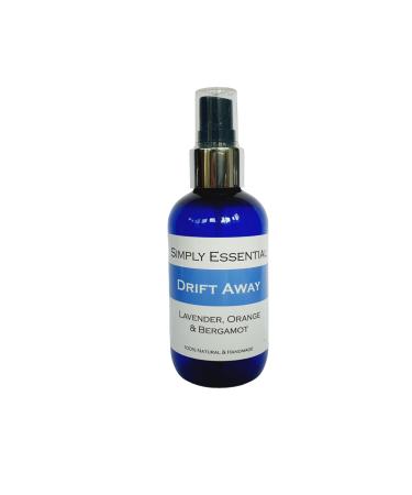 Simply Essential Drift Away Aromatherapy Pillow Spray with Lavender Orange and Bergamot Essential Oils 100ml
