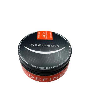 Define Men Molding Clay - Scandinavian Premium HairCare. Matte finish & maximum hold. Luxury Imported Hair Product - Developed with Norwegian Stylists Manufactured in Denmark