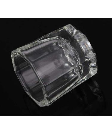 Morechioce Dappen Bowl Set - 2 Transparent Glass Cups for Acrylic Nail Art Styling Tools - Buy Online on GoSupps.com